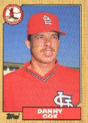 1987 Topps Baseball Cards      621     Danny Cox